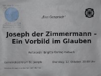 2010-10-12 Joseph der Zimmermann - Ein Vorbild im Glauben